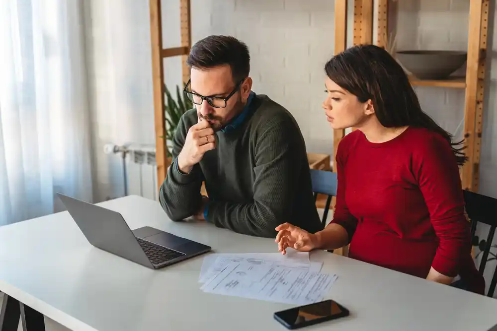buyer reviewing paperwork