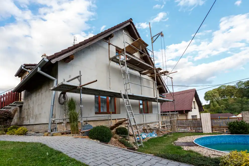 home being renovated