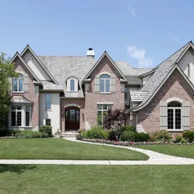 luxury brick home