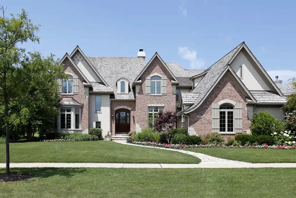 luxury brick home