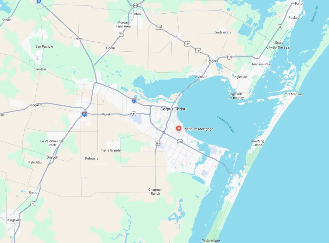 map of service area